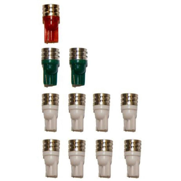 1979-1993 Mustang LED Instrument Panel Bulb Kit, Ultra Bright