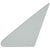 1964-1968 Mustang Vent Window Glass, Smoke, LH