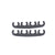 1965-1973 Mustang Ignition Wire Separators, 8 Prongs, .09 thick