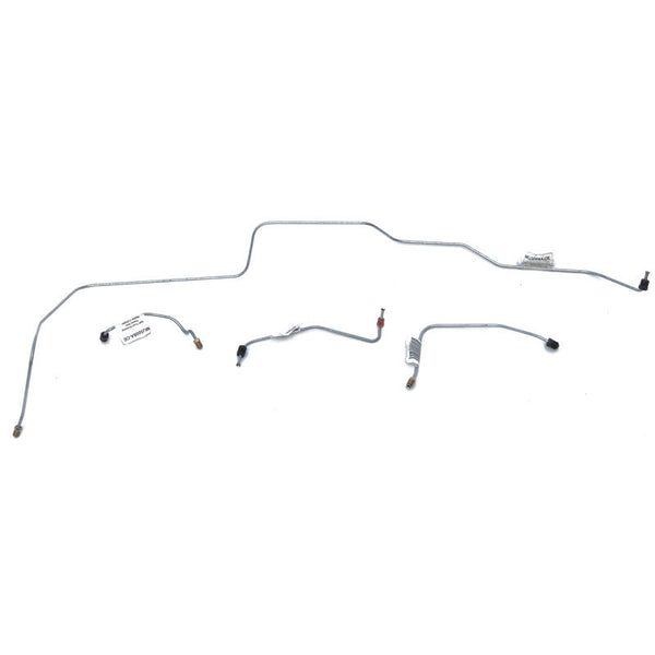 1967 Mustang Pre-Bent Front Brake Line Set, Power Disc, Before 2/67, 4 pcs