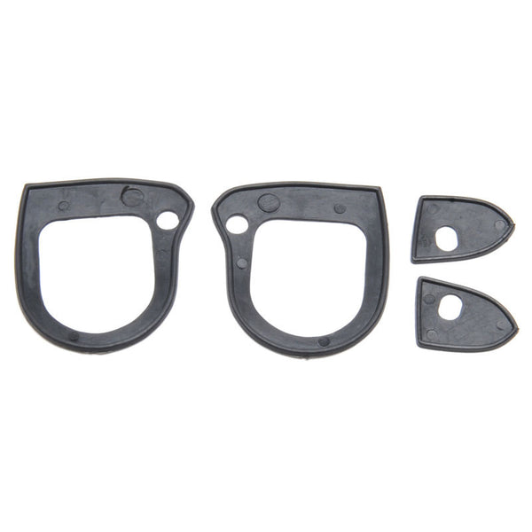1965-1966 & 1969-1970 Mustang Door Handle Gasket Kit, Large & Small, Both doors, 4 pcs