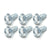 1965-1966 Mustang Glove Box Door Screw Set, 6 pcs