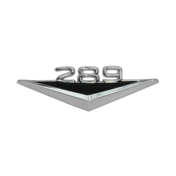 1965-1966 Mustang Fender Emblem, Engine Designation, 289