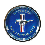 Blue 1965-1966 Mustang Styled Steel Wheel Center Cap