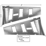 1965-1966 Mustang Fastback Interior Quarter Vent Trim Panels