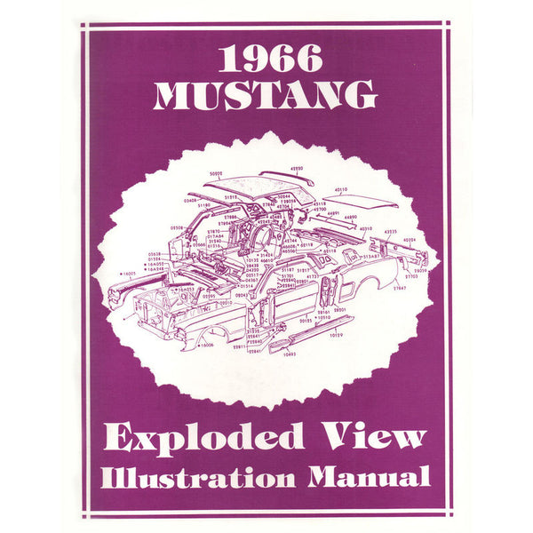 1966 Mustang Exploded View Illustration Manual