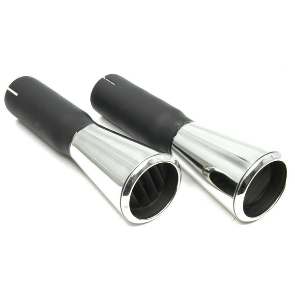 1965-1966 Mustang Exhaust Tips, RH & LH, GT, 2 inches