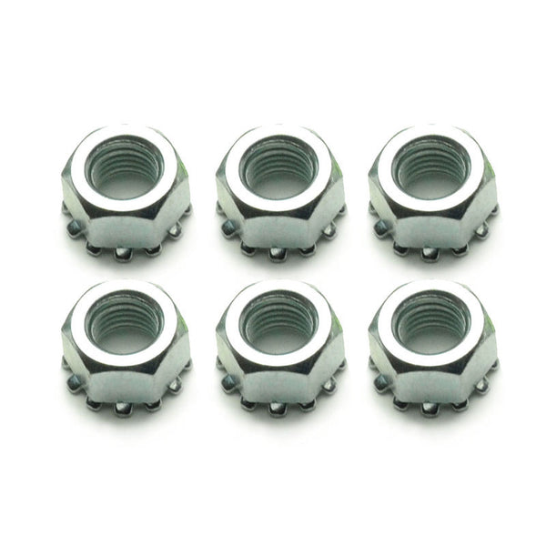 1965-1966 Mustang Shock Tower Nut Set, Fine Thread, 6 pcs