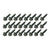 1967 Mustang Door Hinge Bolt Set, 24 pcs