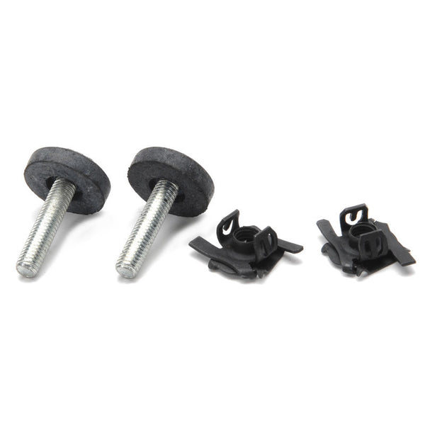 1979-1988 Mustang Hood Adjusting Bumpers, w/Clips, Ford NOS