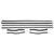1965-1966 Mustang Windowfelt Kit, Door & Quarter, 8 pcs, USA