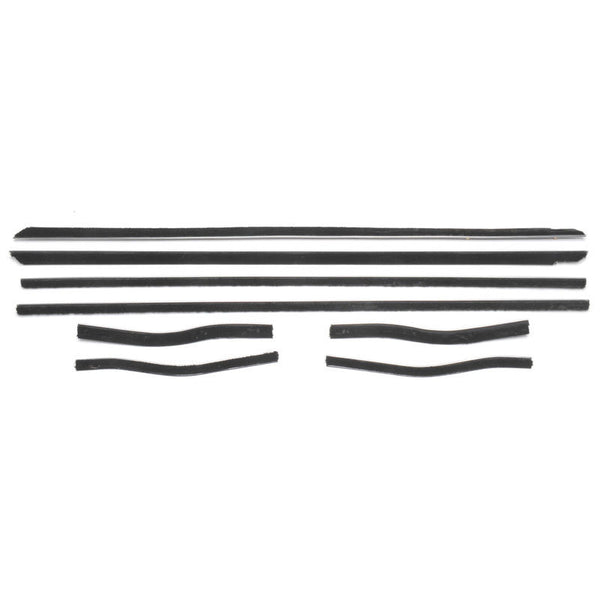 1965-1966 Mustang Windowfelt Kit, Door & Quarter, 8 pcs, USA