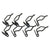 1967-1968 Windshield Pillar Pad Clips