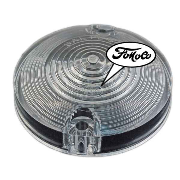 1967-1968 Mustang Parking Light Lens, Clear, Ford Tooling, RH or LH