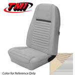 White/White 1970 Mustang Two Front Buckets & Rear Seat Upholstery, Mach 1