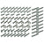 1967-1968 Mustang Interior Trim Hardware Kit, Screws, Fastback
