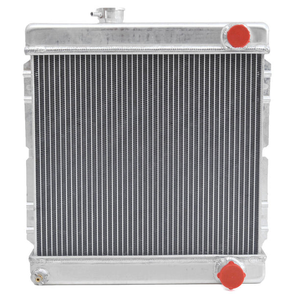 1965-1966 Mustang Radiator, Aluminum, 8 cyl, 2 Super Row, M/T