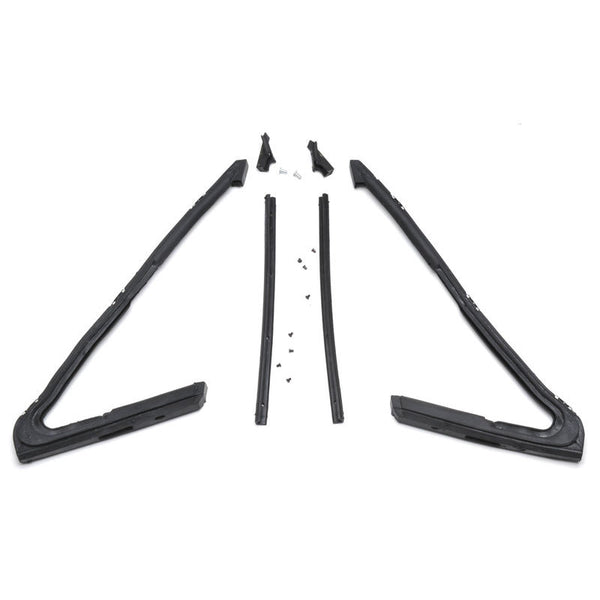 1965-1966 Mustang Door Vent Window Weatherstrip Kit, w/Rivets, 6 pcs