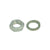 1965-1966 Mustang Alternator Pulley Nut & Lockwasher Kit, Clear Zinc