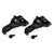 1979-1993 Mustang Radiator Upper Mount Bracket Kit, Black, Both Sides