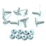 1967-1968 Mustang Grille Thin Molding Hardware Kit, Clips & Nuts, 16 pcs