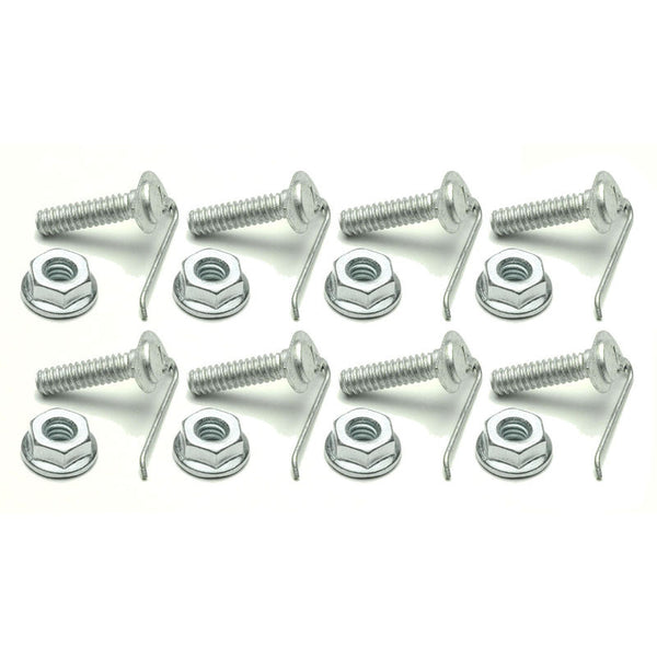 1967-1968 Mustang Grille Thin Molding Hardware Kit, Clips & Nuts, 16 pcs