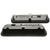 1964-1985 Mustang Valve Covers, 8 cyl, 260, 289, 302, 351W, exc. Boss 302 & EFI,  inchesMUSTANG POWERED BY FORD inches, Black