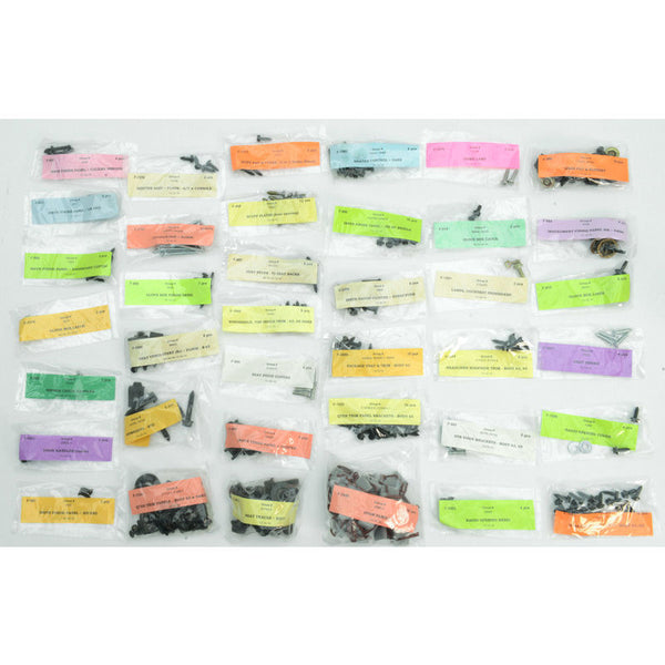1971-1973 Mustang Master Interior Fastener Kit, FB, Dark Color, 289 pcs