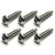 1965-1968 Mustang Headlight Retainer Ring Mounting Screw Set, SS, 6 pcs