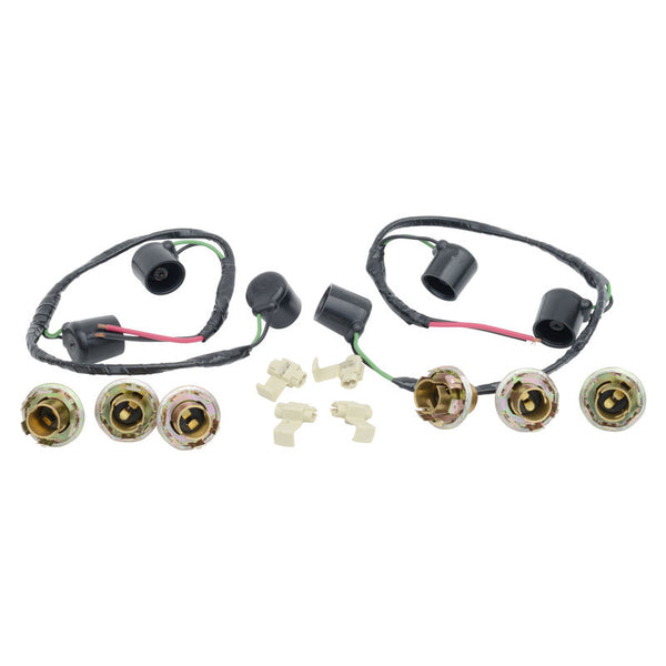 1967 Shelby Tail Light Extension Wiring, w/6 Sockets, RH & LH