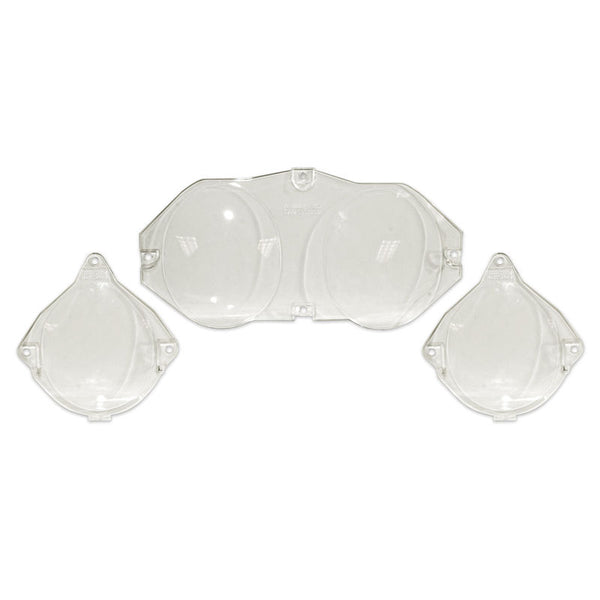 1969-1970 Mustang Instrument Cluster Lens Kit, w/o Tach, 3 pcs