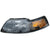 2001-2004 Mustang Headlight Assembly, w/Amber, LH