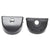 1967 Mustang Deluxe Door Panel U-Cups, Black