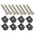 1965-1966 Mustang Headlight Door Hardware Kit, 16 pcs