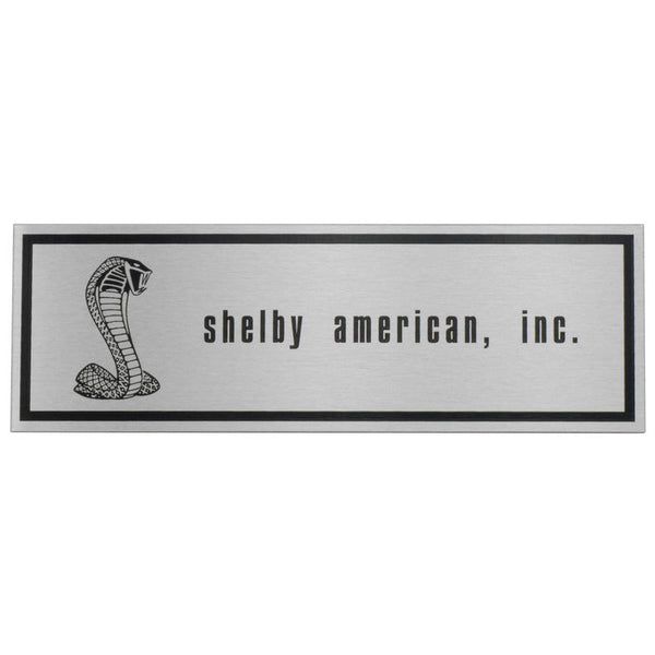 1967 Shelby Mustang Door Sill Emblem, Shelby American, Inc. Los Angeles, California