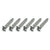 1969 Mustang Sunvisor Bracket & Top Molding Screw Set, Conv, SS, 6 pcs
