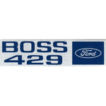 1969-1970 Mustang Boss Front Fender Nameplate, Boss 429