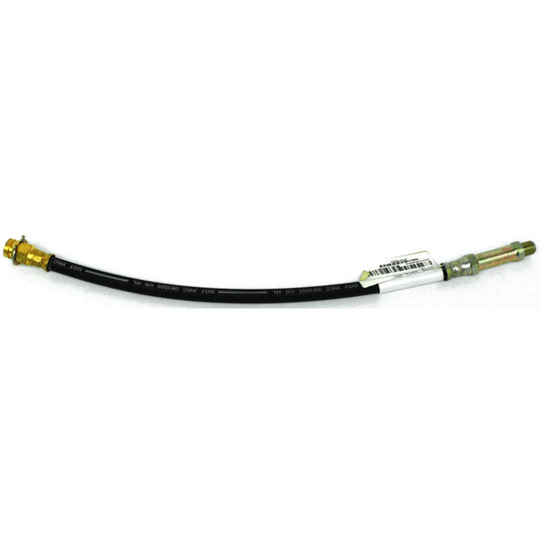 1965-1967 Mustang Front Brake Hose, Disc Brakes, 14-1/4 inches long, RH or LH, 7/16 inches Inlet