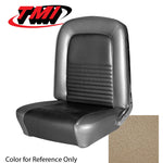 Parchment 1967 Mustang Two Front Buckets Upholstery, Standard