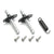 1969-1970 Mustang Headlight Adjusting Kit, Shelby, 7 pcs