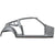 1965-1966 Mustang Dynacorn Door / Quarter Frame Assembly, FB, RH, Weld Thru Primer