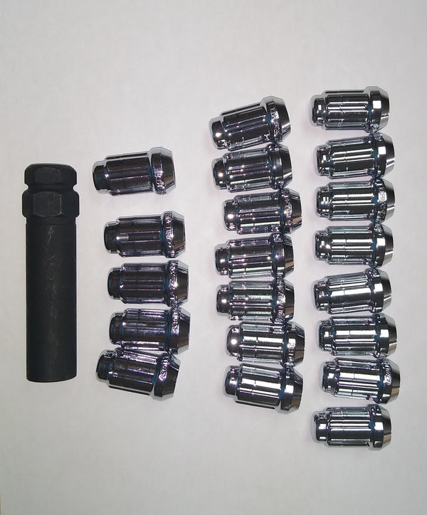 1965-1973 Mustang Torq Thrust D Installation Kit, 4 Rims