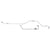 1965-1966 Mustang Pre-Bent Rear Housing Brake Line, 8 cyl, Factory, Dual Exhaust