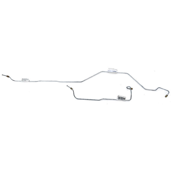 1965-1966 Mustang Pre-Bent Rear Housing Brake Line, 8 cyl, Factory, Dual Exhaust