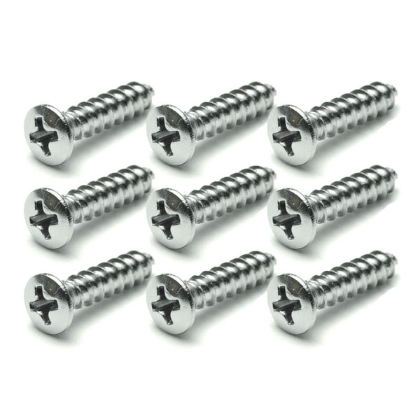 1965-1966 Mustang Door Scuff Plate Screw Set, 9 pcs