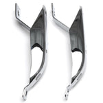 Chrome 1967-1968 Mustang Rear Bumper Guards, RH & LH