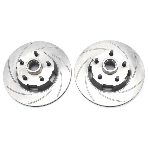 1965-1967 Mustang Front Wheel Disc Brake Hub & Rotor, 8 cyl, Gas slotted, RH & LH