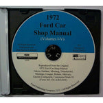 1972 Mustang Shop Manuals (CDROM)