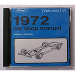1972 Mustang Shop Manuals (CDROM)