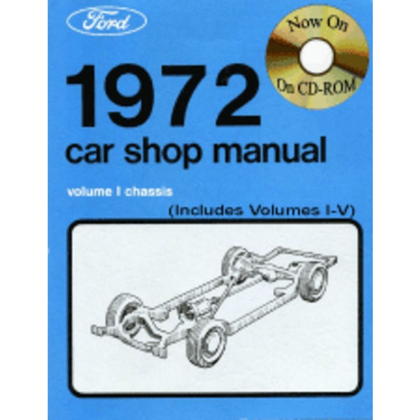 1972 Mustang Shop Manuals (CDROM)